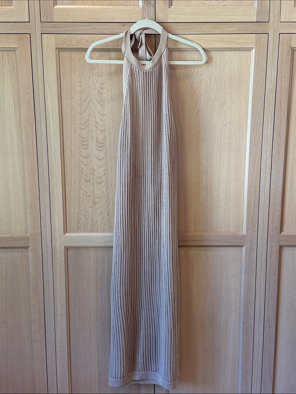 QUINCE | 100% Organic Cotton Open-Knit Cover-Up Maxi Dress | Size: Medium